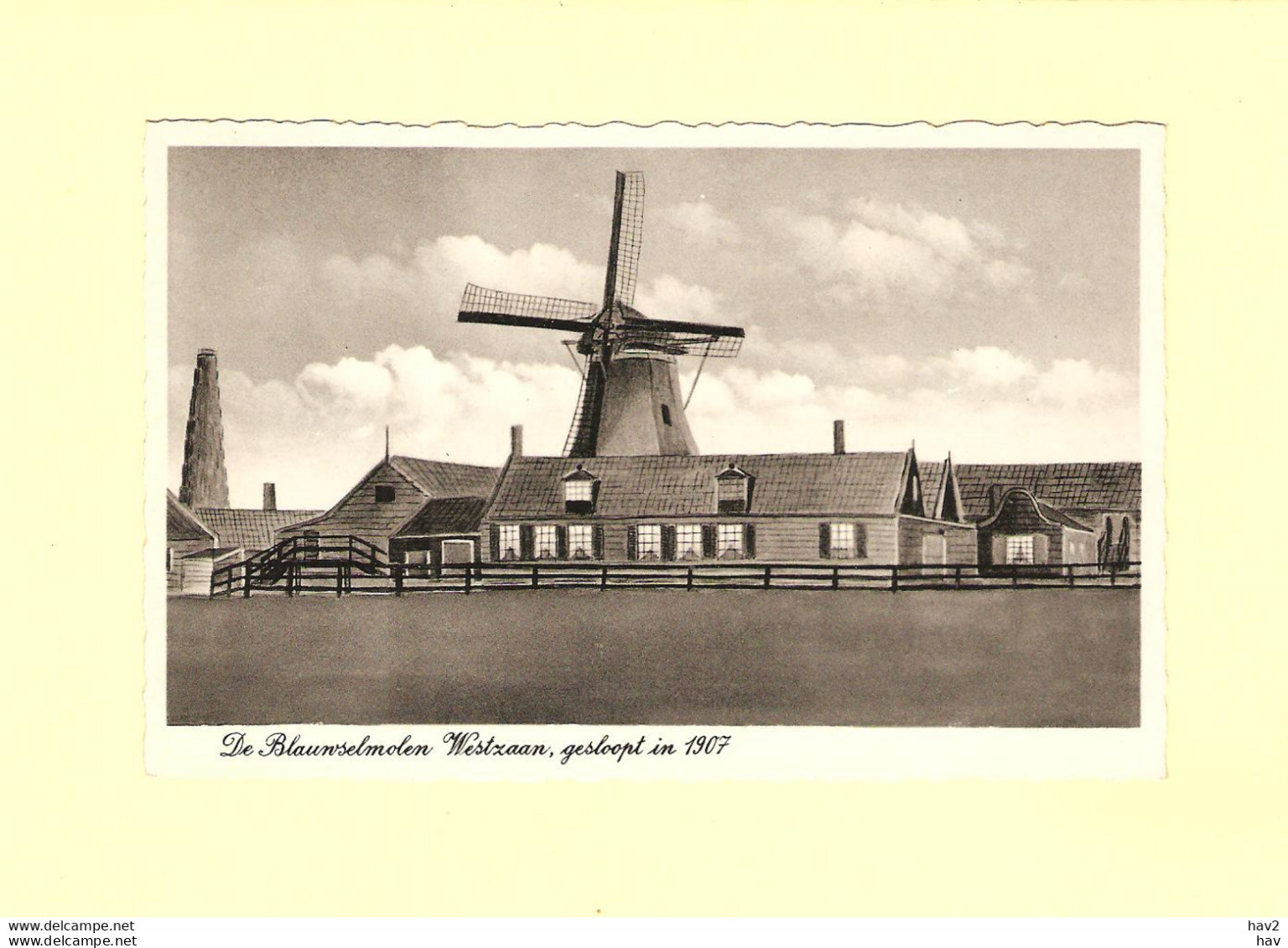 Westzaan Blauwsel Molen RY46465 - Zaanstreek