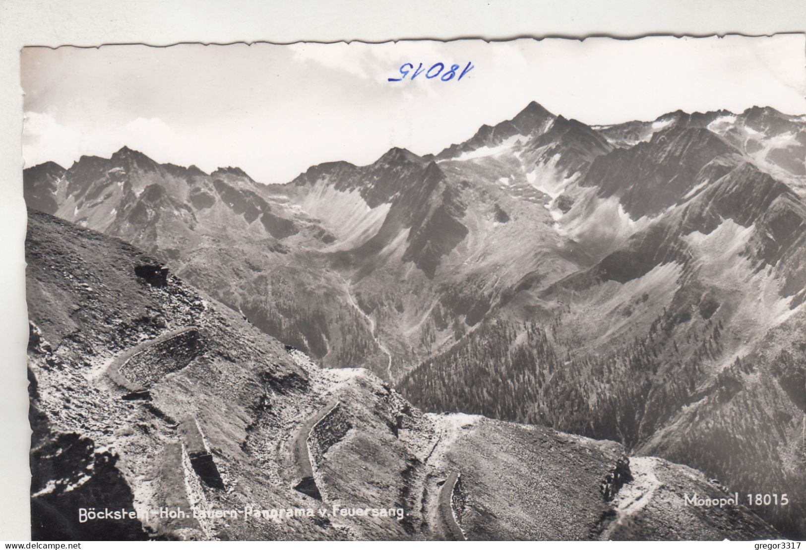 D2641) BÖCKSTEIN - Hoh. Tauern - Panorama V. Feuersang - Alte MONOPOL FOTO AK - Böckstein