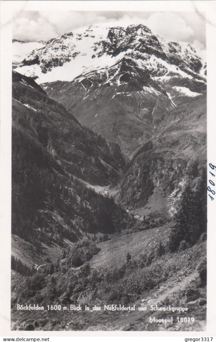 D2642) BÖCKSTEIN 1600m - Blick In Das Naßfeldertal U. Schareckgruppe ALT - Böckstein