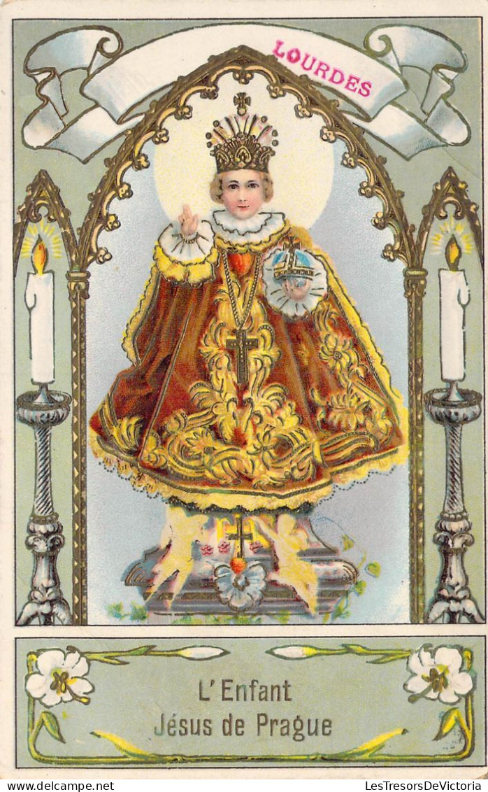 RELIGIONS - Lourdes - L'Enfant - Jésus De Prague - Carte Postale Ancienne - Jesus