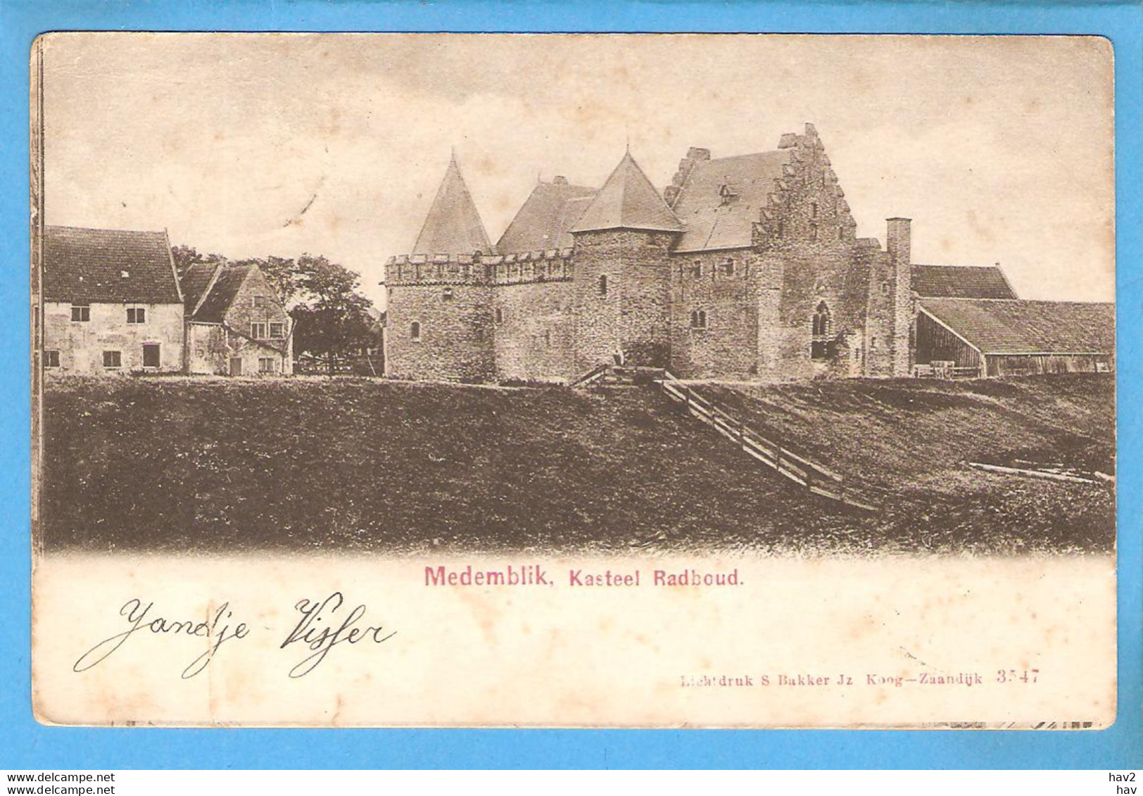 Medemblik Kasteel Radboud 1902 RY54146 - Medemblik
