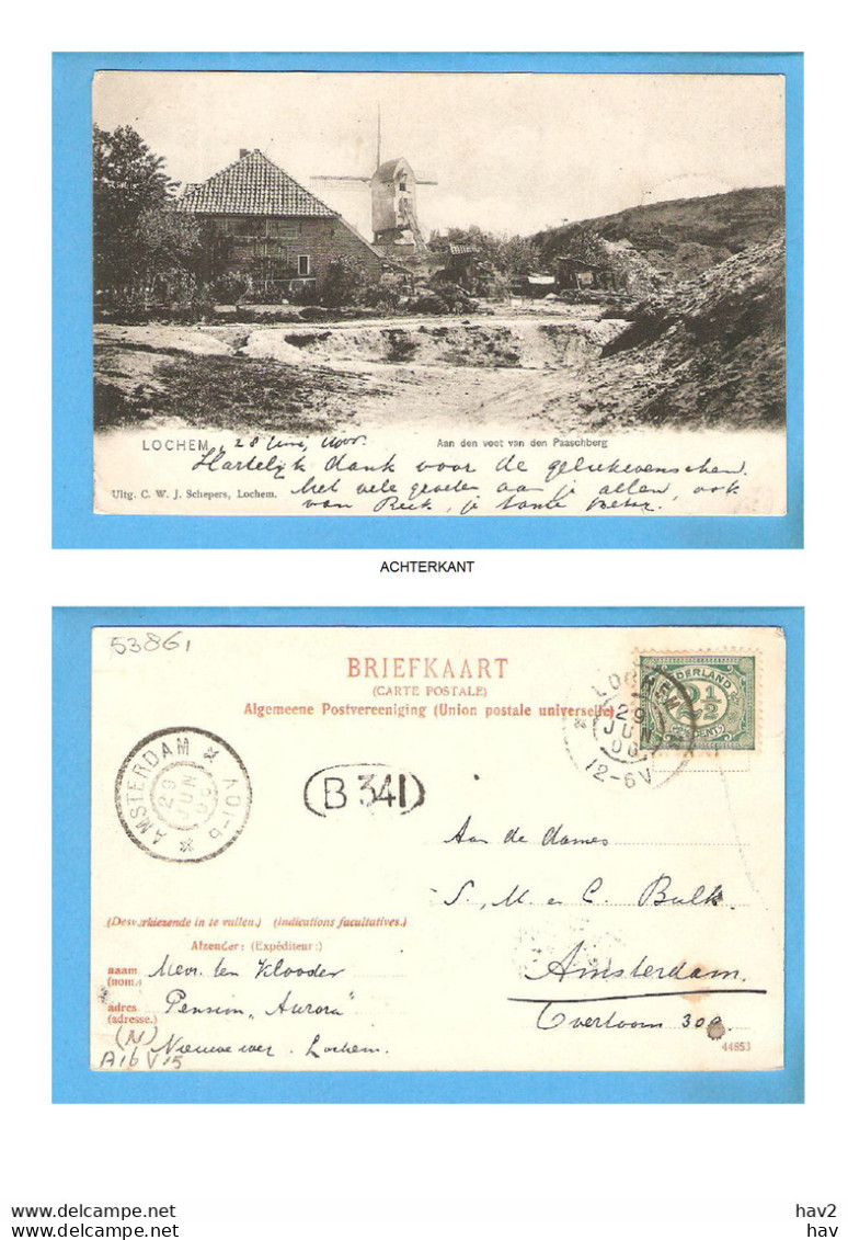 Lochem Molen Aan Voet Paaschberg 1906 RY53861 - Lochem