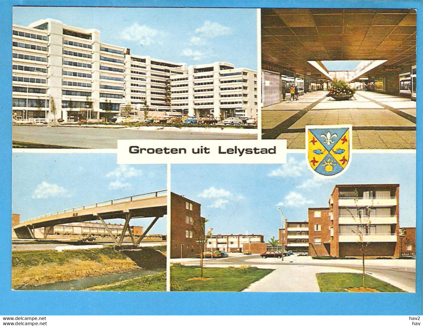 Lelystad Groeten Uit 4-luik RY5625 - Lelystad