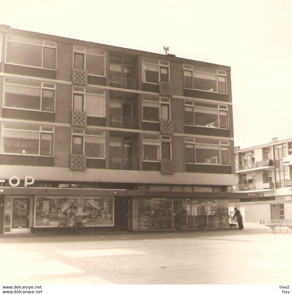 Leiden 5 Meiplein Flats CO-OP Jamin 1960 Foto J154 - Leiden