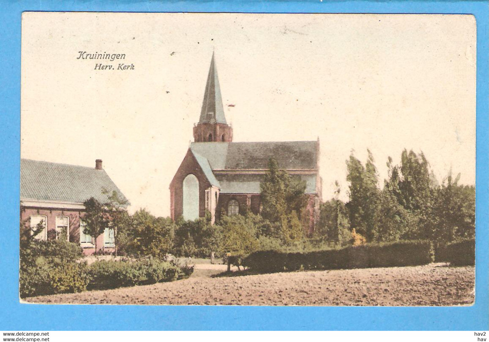 Kruiningen Hervormde Kerk 1917 RY53104 - Kruiningen