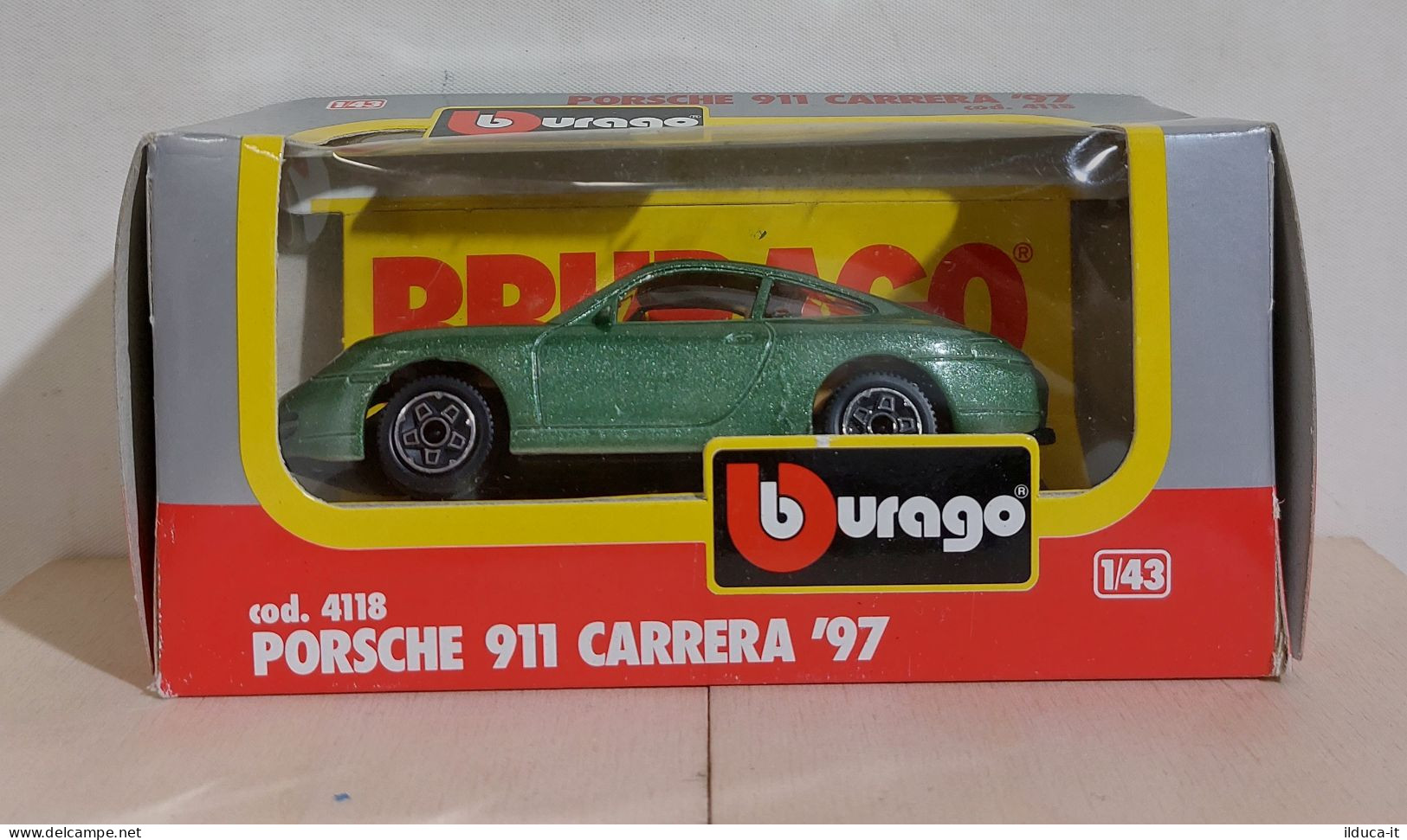 I115935 BURAGO 1/43 N. 4118 - Porsche 911 Carrera '97 - Box - Burago