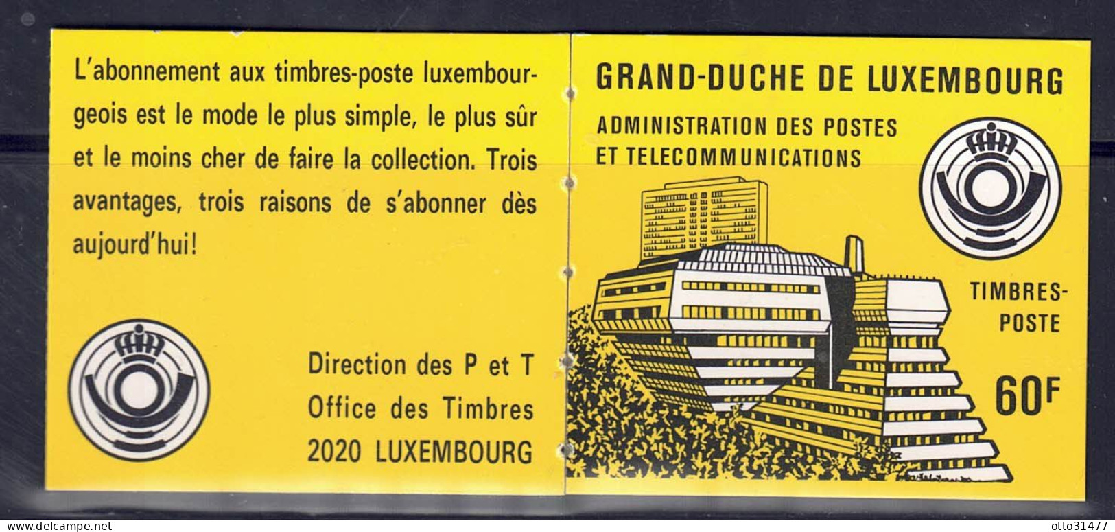 Luxemburg 1986 - Robert Schuman, MH 1 (1156 - 1157), Gestempelt / Used - Gebraucht