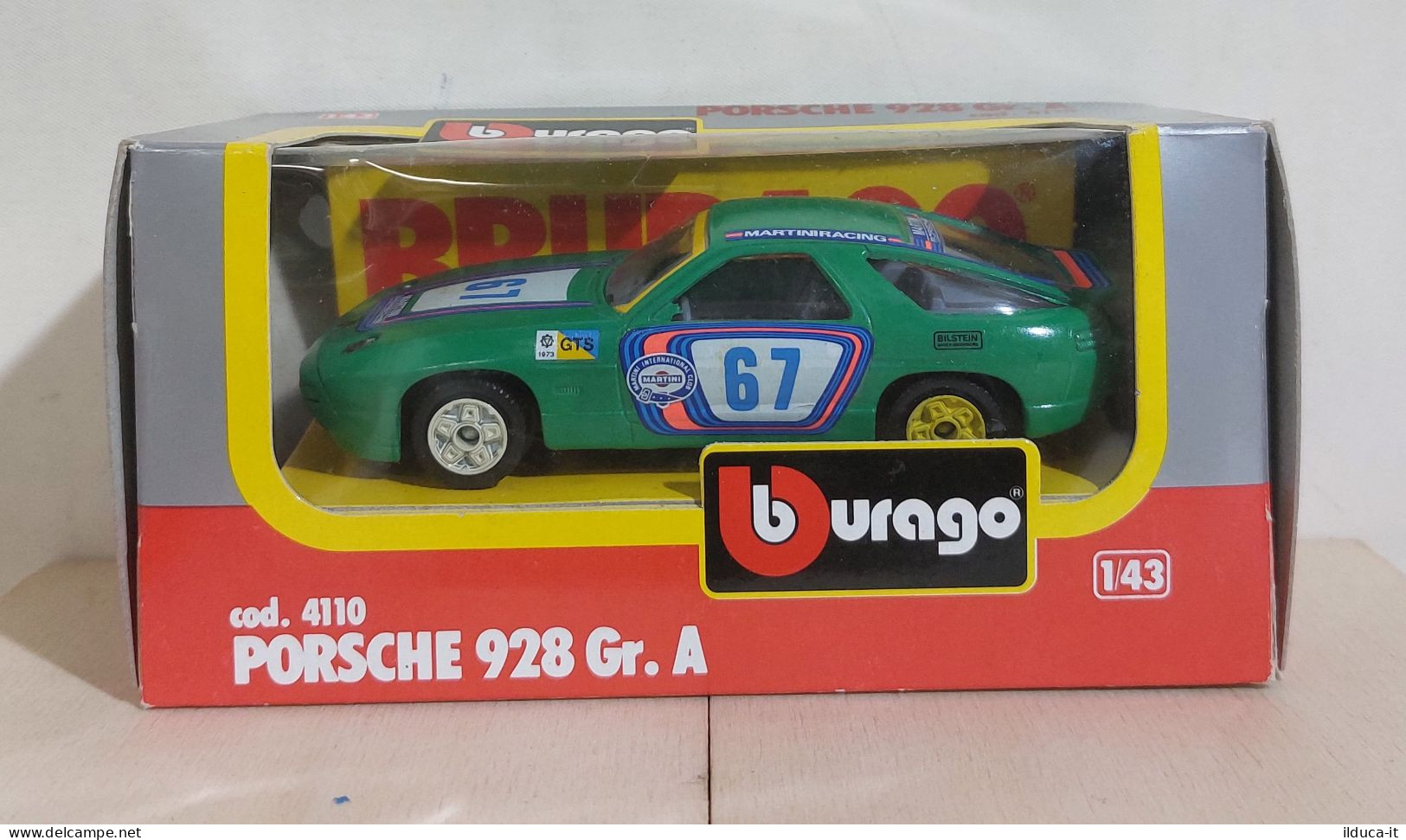 I115936 BURAGO 1/43 N. 4110 - Porsche 928 Gr. A - Box - Burago