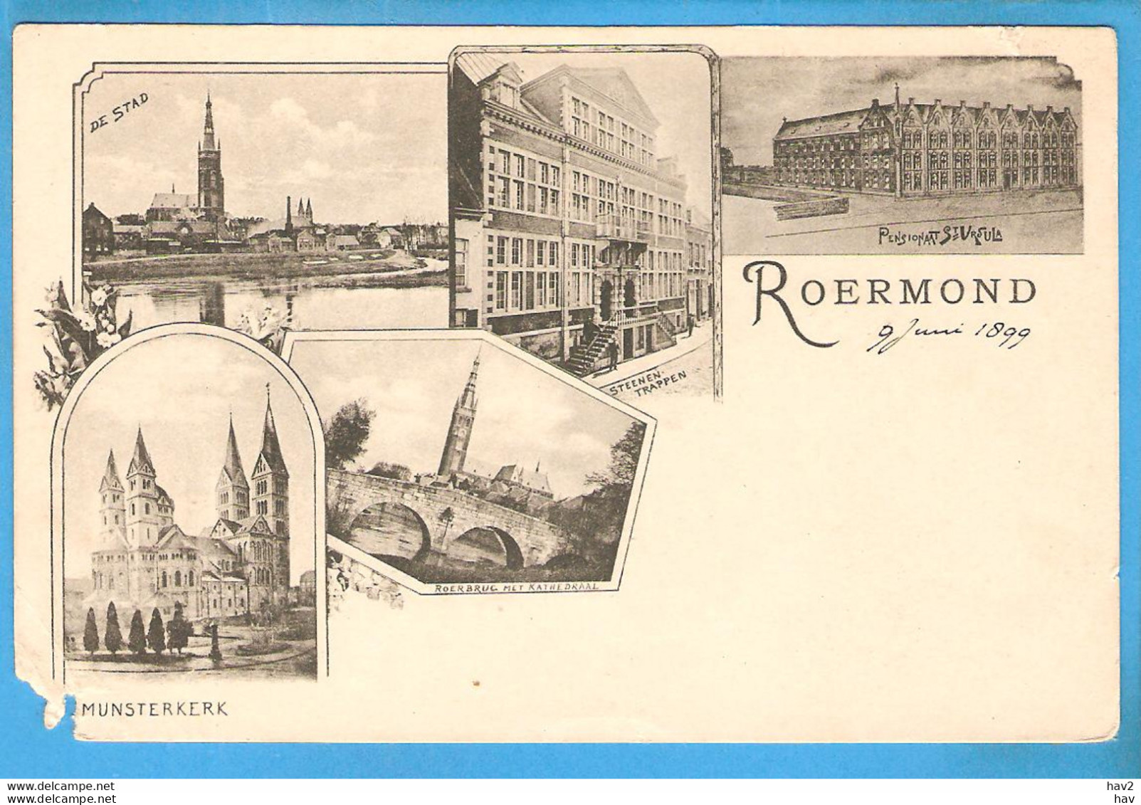 Roermond 5-luik 1899 RY51657 - Roermond