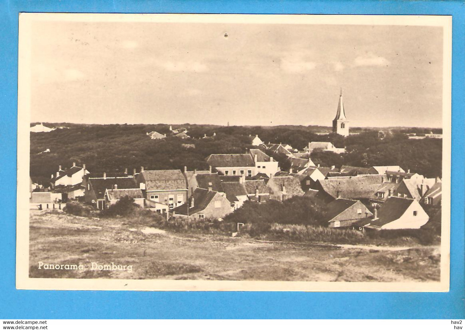 Panorama Domburg 1950 RY49810 - Domburg