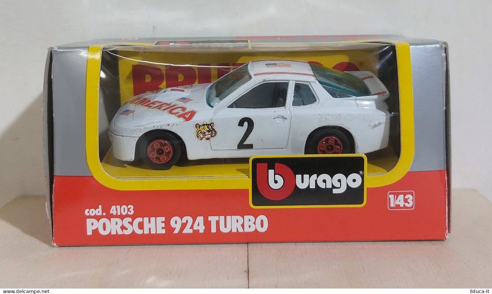 I115955 BURAGO 1/43 N. 4103 - Porsche 924 Turbo - Box - Burago
