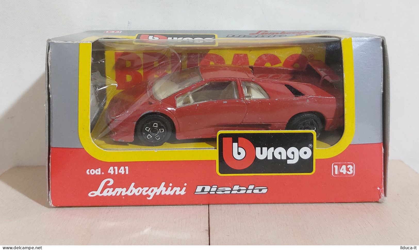 I115965 BURAGO 1/43 N. 4141 - Lamborghini Diablo - Box - Burago