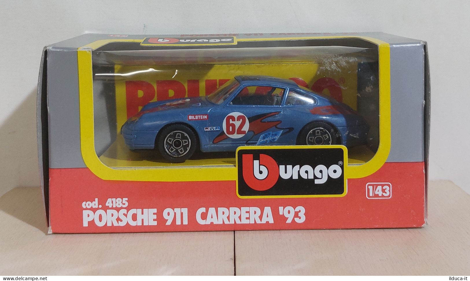 I115969 BURAGO 1/43 N. 4185 - Porsche 911 Carrera '93 - Box - Burago