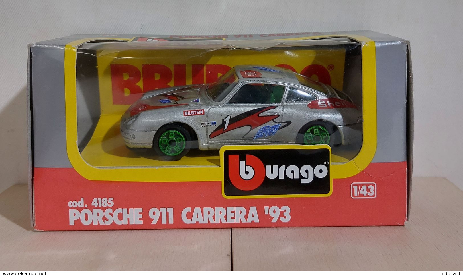 I115979 BURAGO 1/43 N. 4185 - Porsche 911 Carrera '93 - Box - Burago