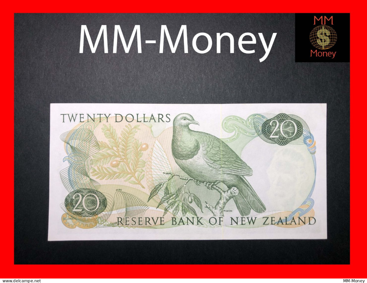 NEW ZEALAND  20  $  1977  P. 167  "sig. Hardie"    *scarce*   AU \ UNC - Nieuw-Zeeland