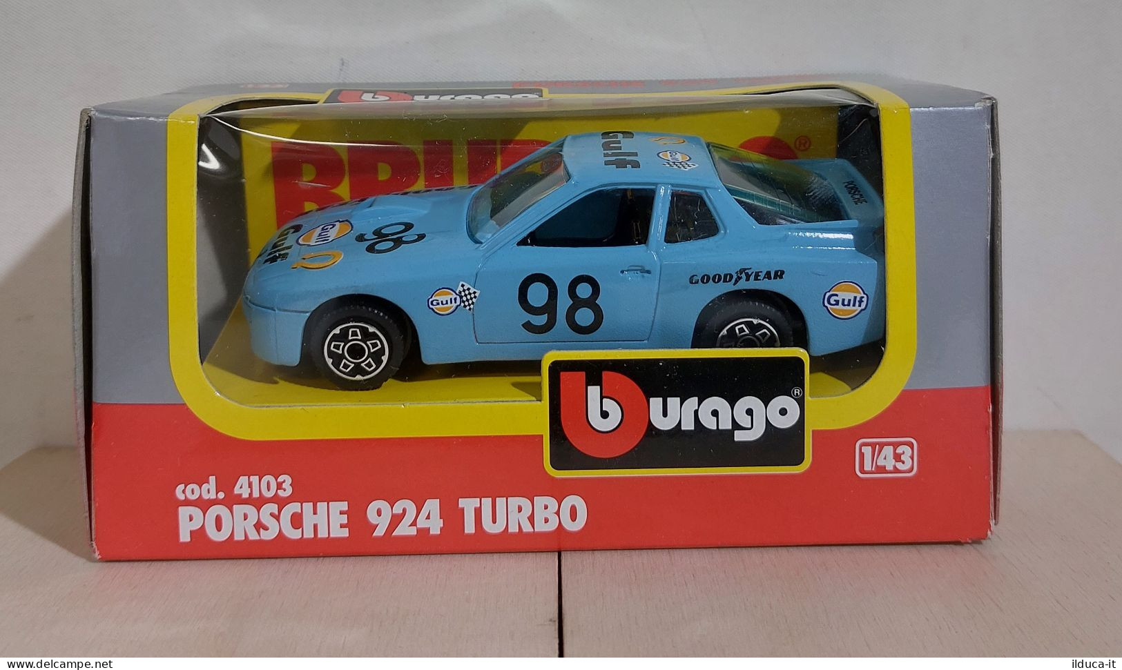 I115982 BURAGO 1/43 N. 4103 - Porsche 924 Turbo - Box - Burago