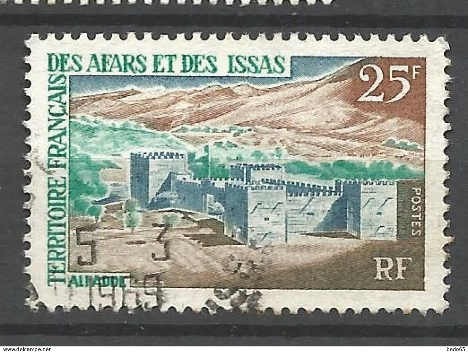 AFARS ET ISSAS  N° 338 OBL / Used - Used Stamps