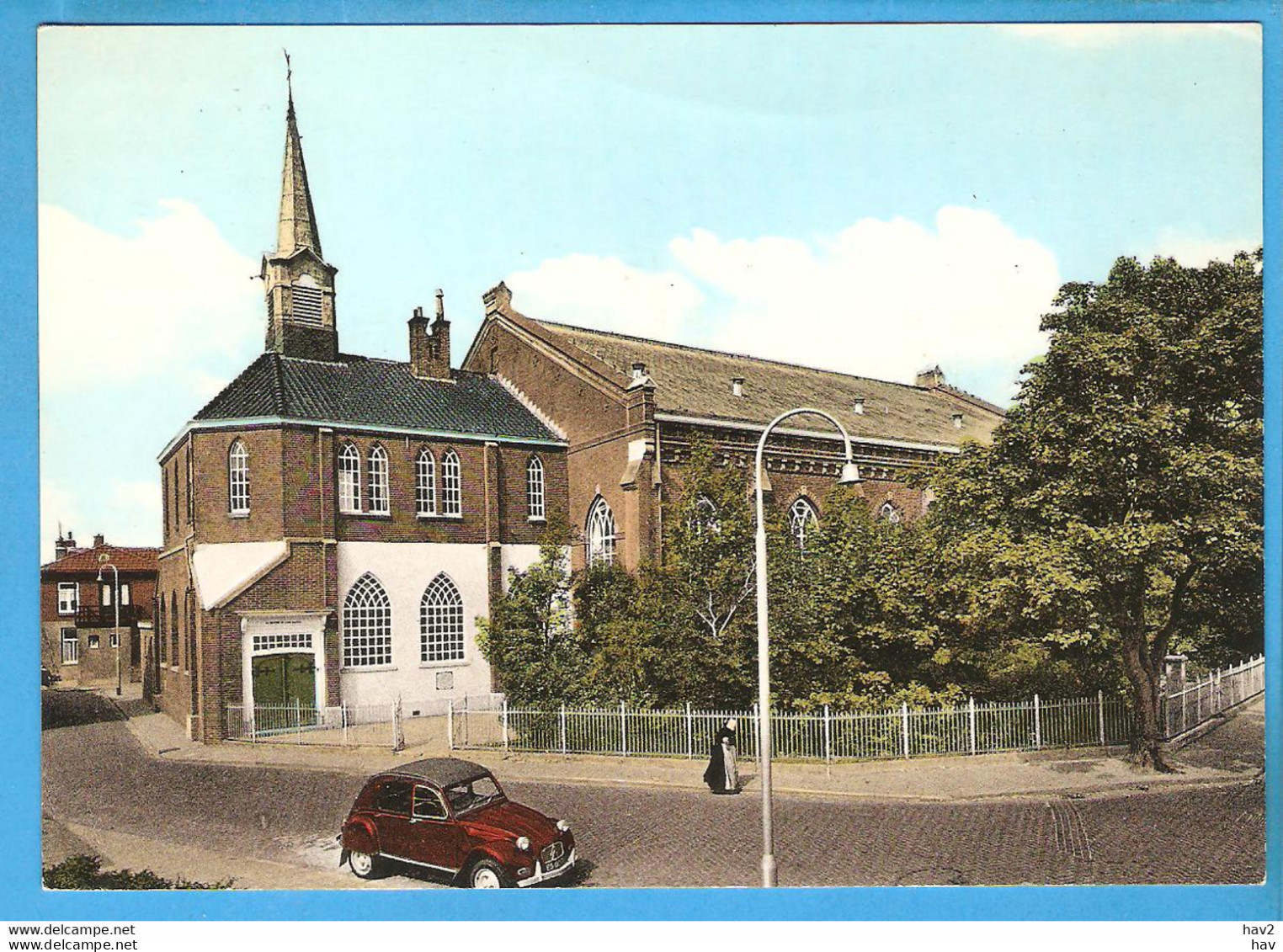 Urk Gereformeerde Bethel Kerk Auto Citroen 2CV RY51484 - Urk