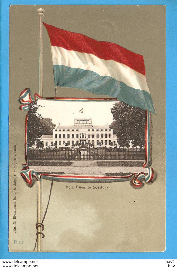 Soestdijk Paleis Fantasie Vlag Ca. 1900 RY49417 - Soestdijk