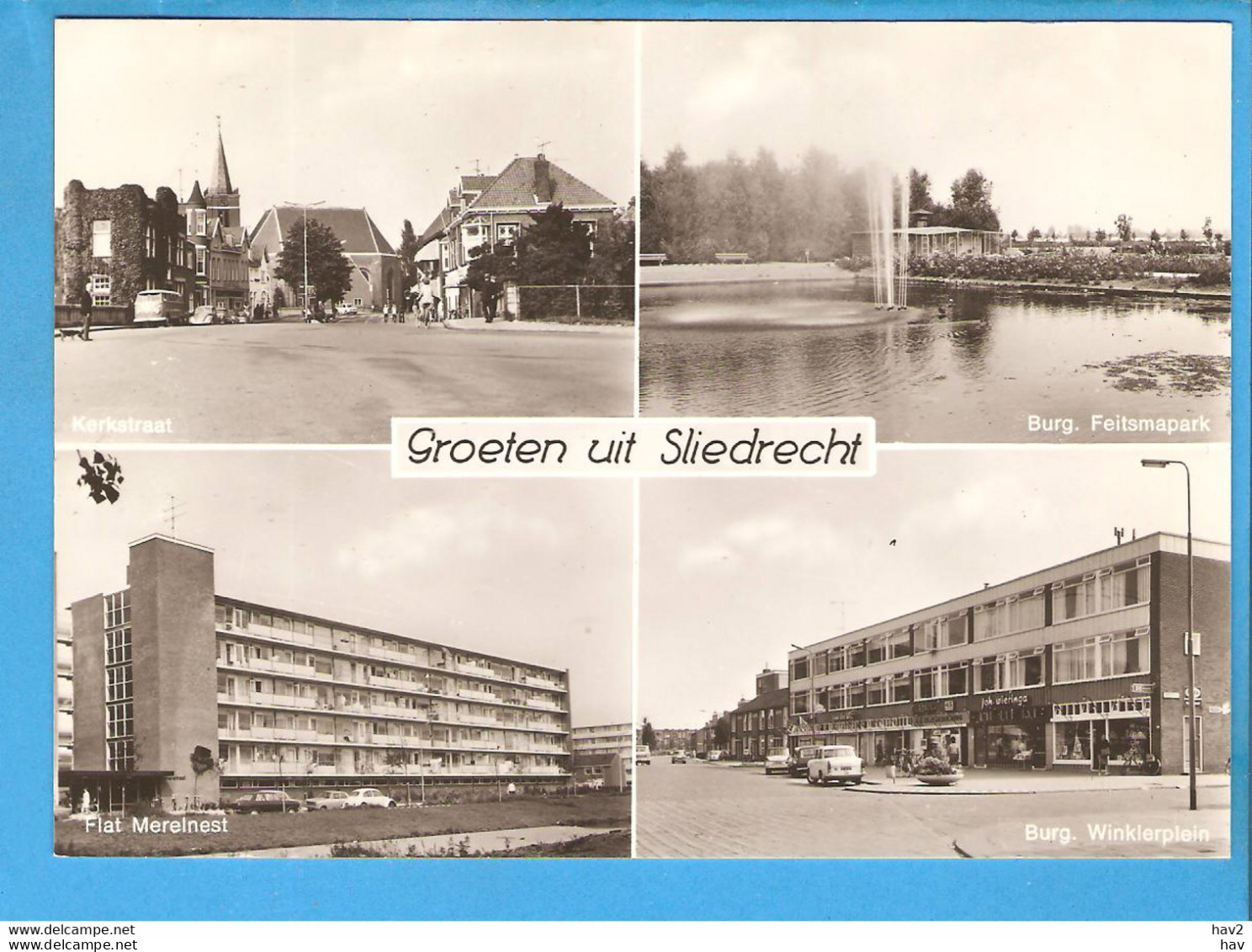 Sliedrecht Groeten Uit 4-luik RY50098 - Sliedrecht