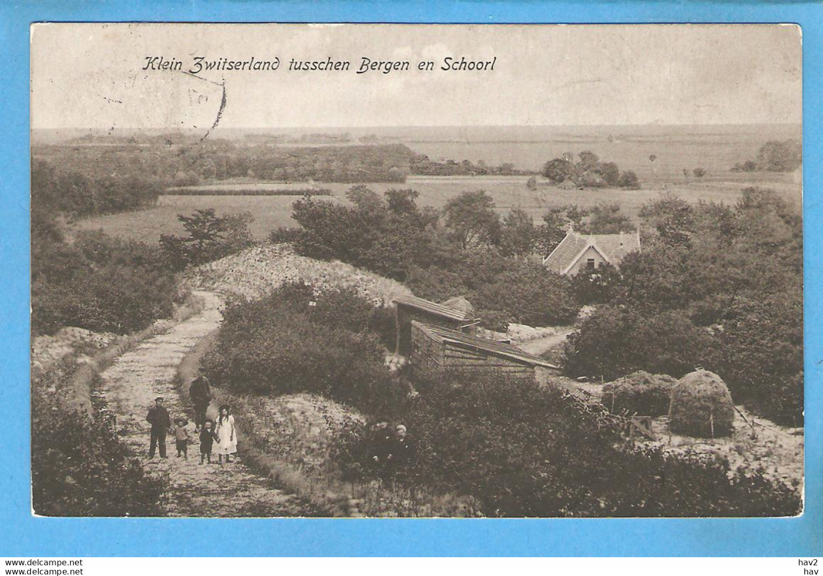 Schoorl Bergen Klein Zwitserland 1910 RY54800 - Schoorl