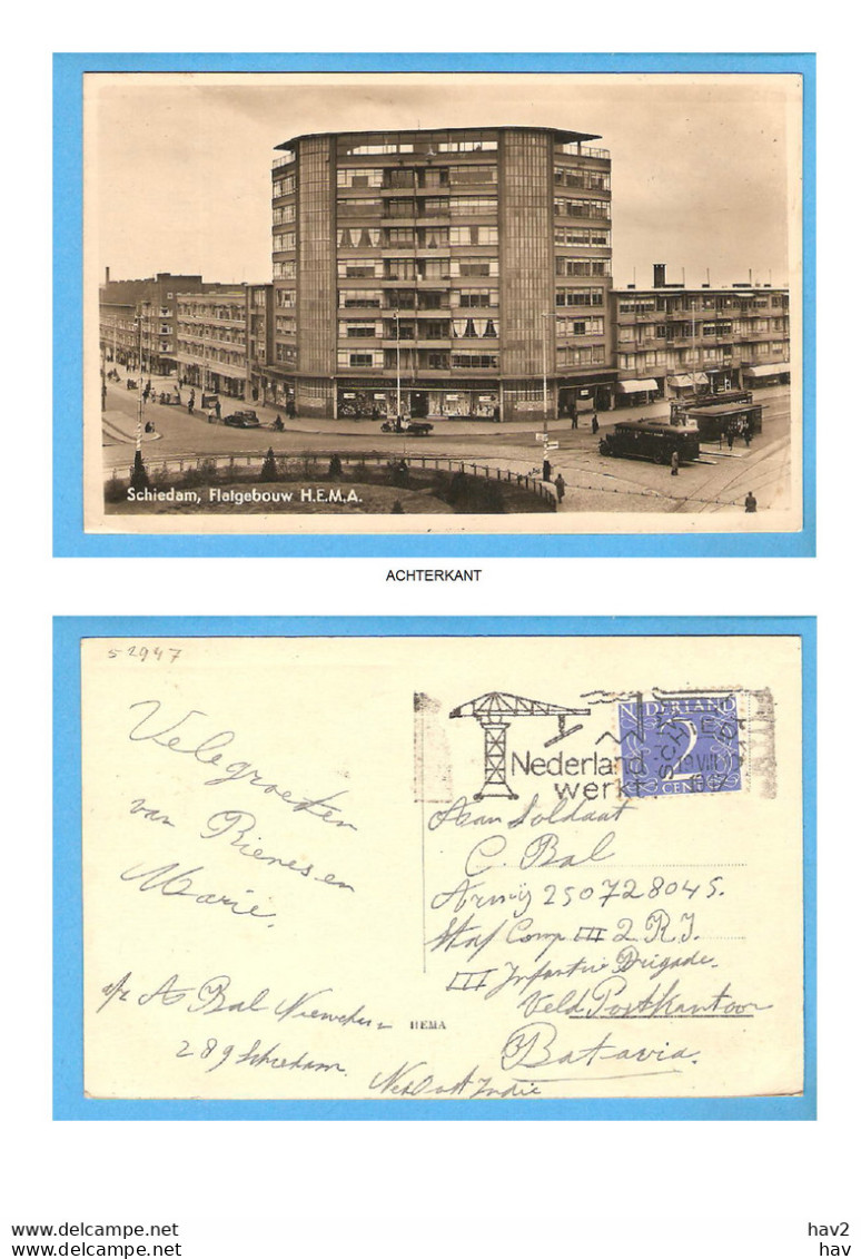 Schiedam Flatgebouw HEMA 1947 RY52947 - Schiedam