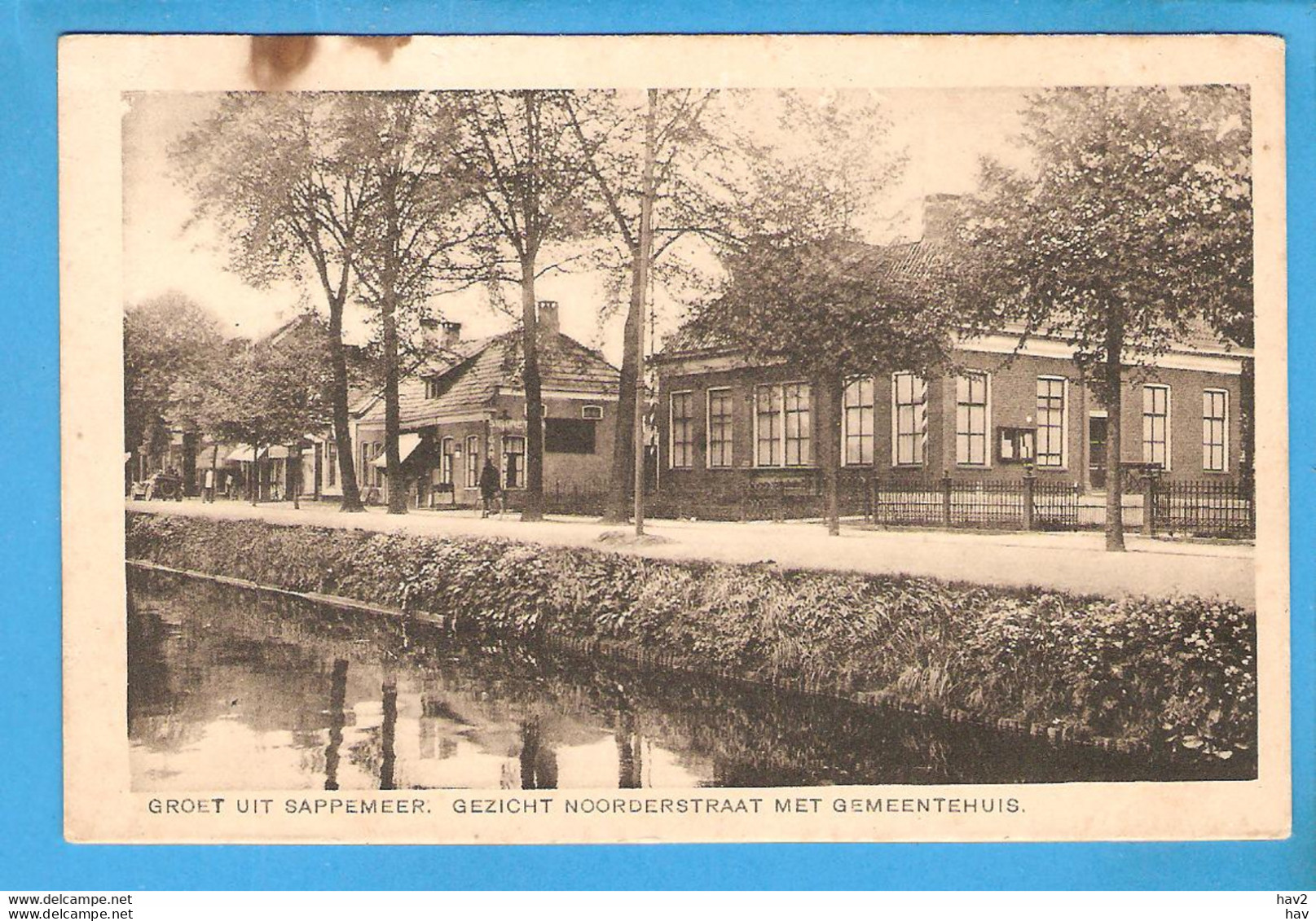 Sappemeer Noorderstraat En Gemeentehuis RY49367 - Sappemeer