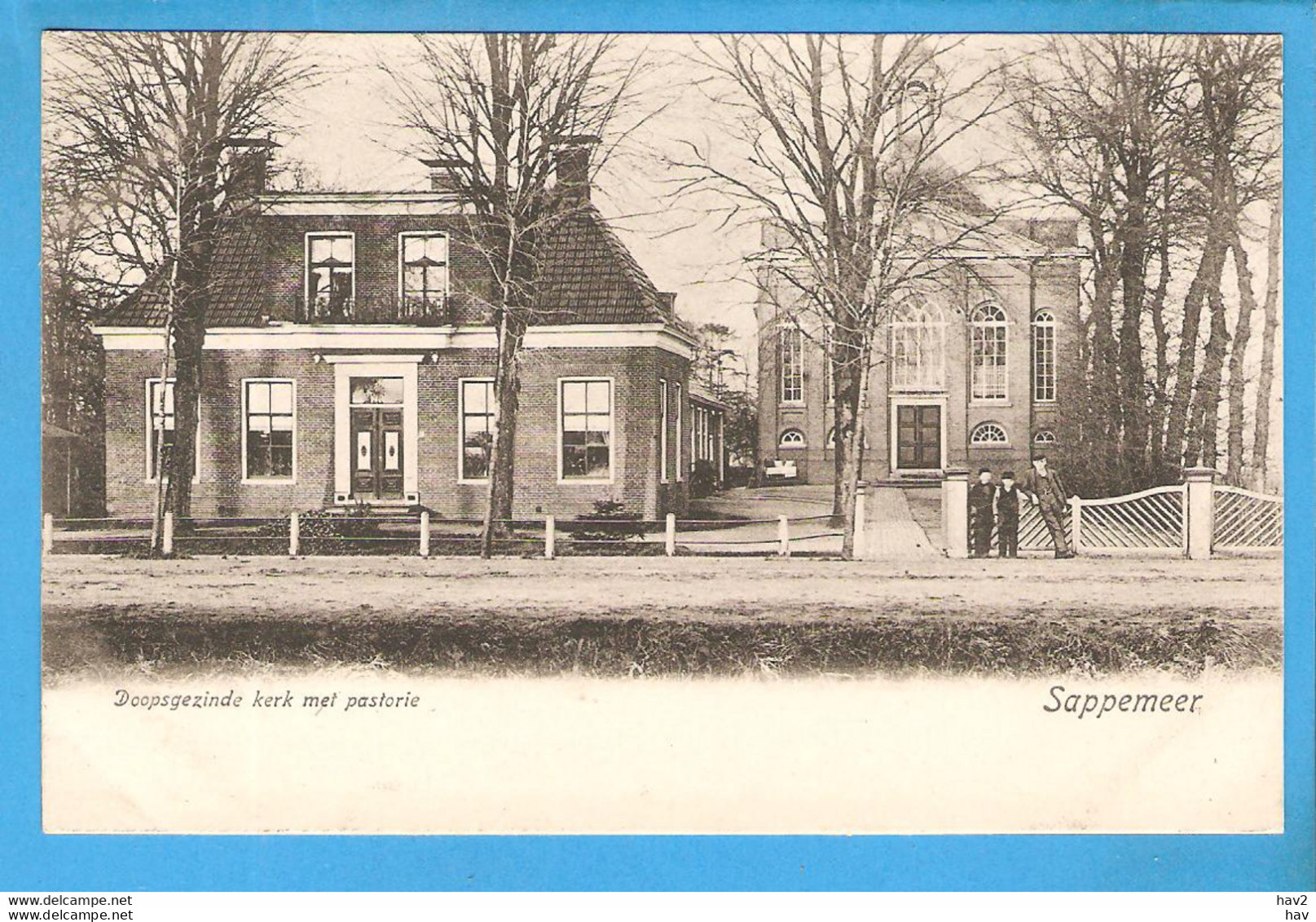 Sappemeer Doopsgezinde Kerk En Pastorie RY49308 - Sappemeer