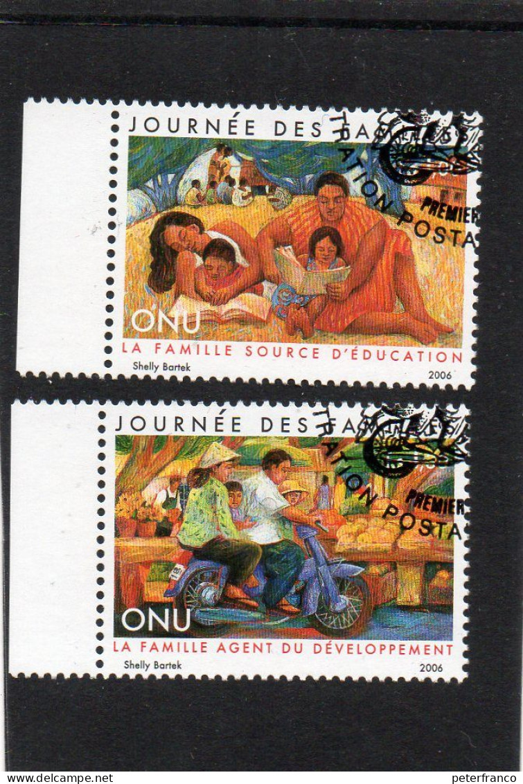 2006 Nazioni Unite - Ginevra - Giornata Delle Famiglie - Used Stamps