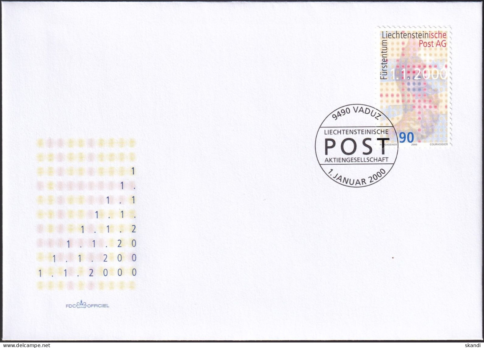 LIECHTENSTEIN 2000 Mi-Nr. 1226 FDC - FDC