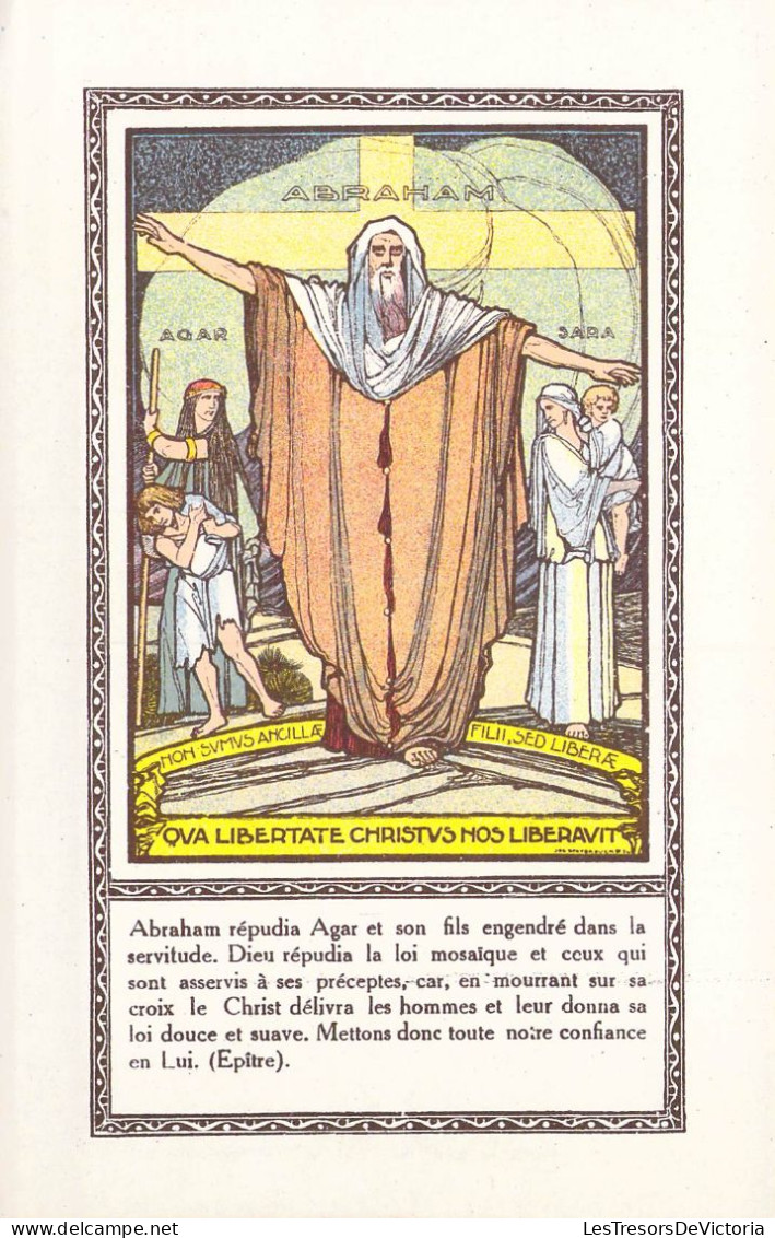 RELIGIONS - Qva Libertate Christvs Nos Liberavit - Carte Postale Ancienne - Autres & Non Classés
