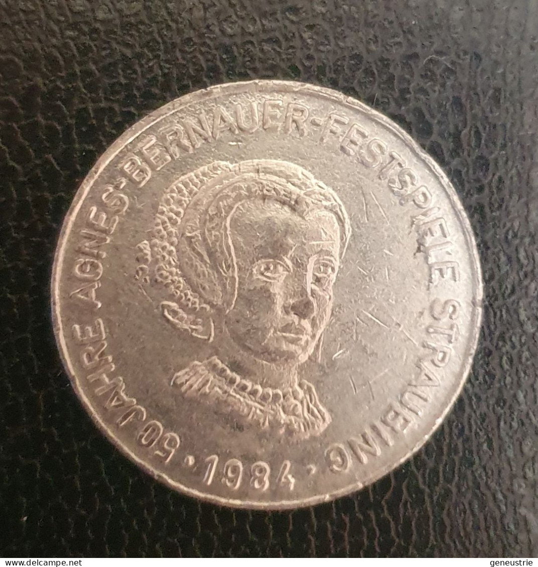 Jeton Allemand "50 Jahre Agnes Bernauer-Festspiele Staubing 1984" - Monetary/Of Necessity