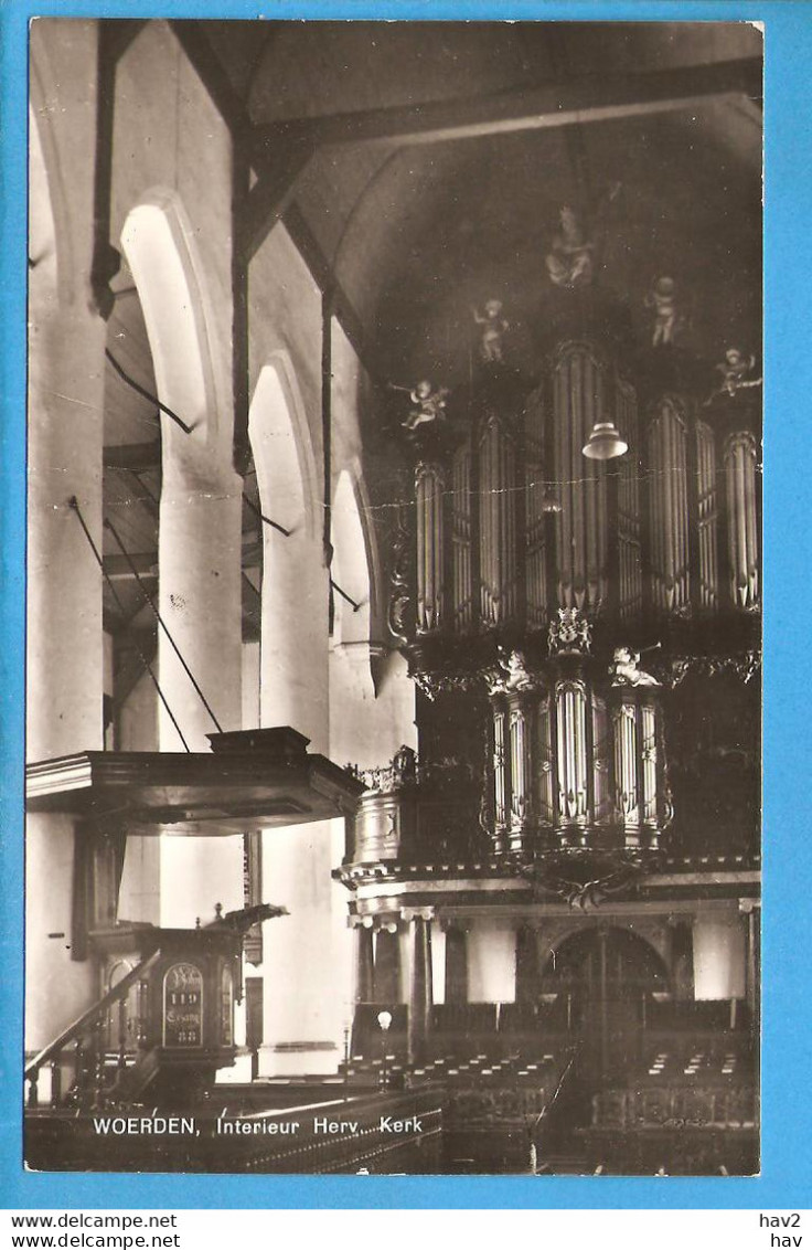 Woerden Interieur Ned Hervormde Kerk RY49941 - Woerden