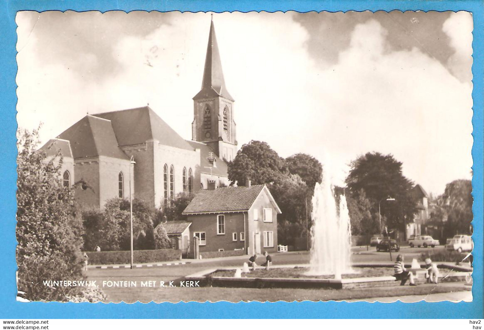 Winterswijk Fontein Met RK Kerk RY51398 - Winterswijk