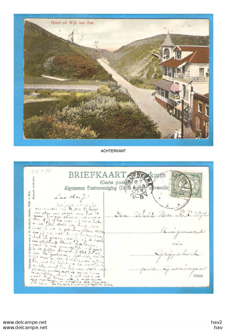 Wijk Aan Zee Bazar Panorama Duinen 1908 RY52372 - Wijk Aan Zee