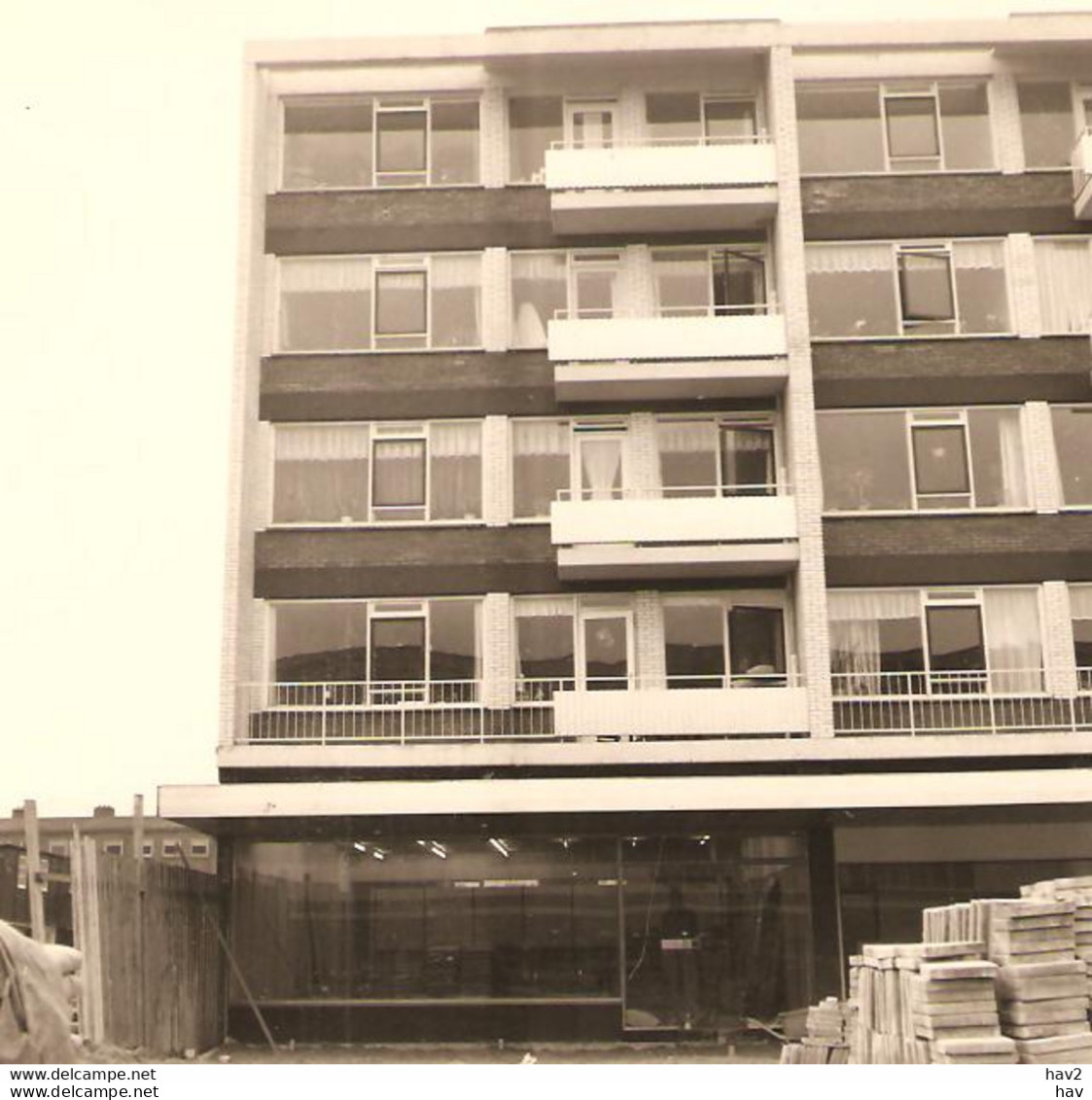 Vlaardingen Liesveld Bouw Flats 1961 Foto J186 - Vlaardingen