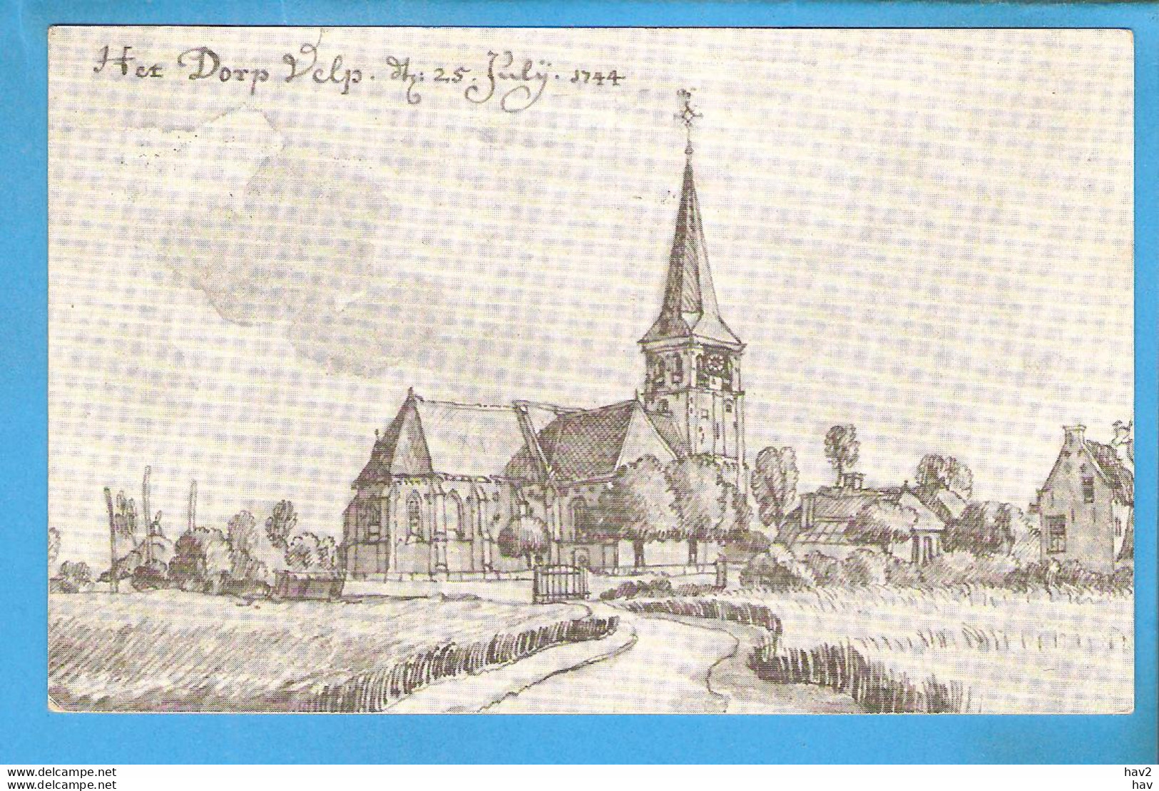 Velp Zoals In 1744 Naar Pentekening RY51411 - Velp / Rozendaal