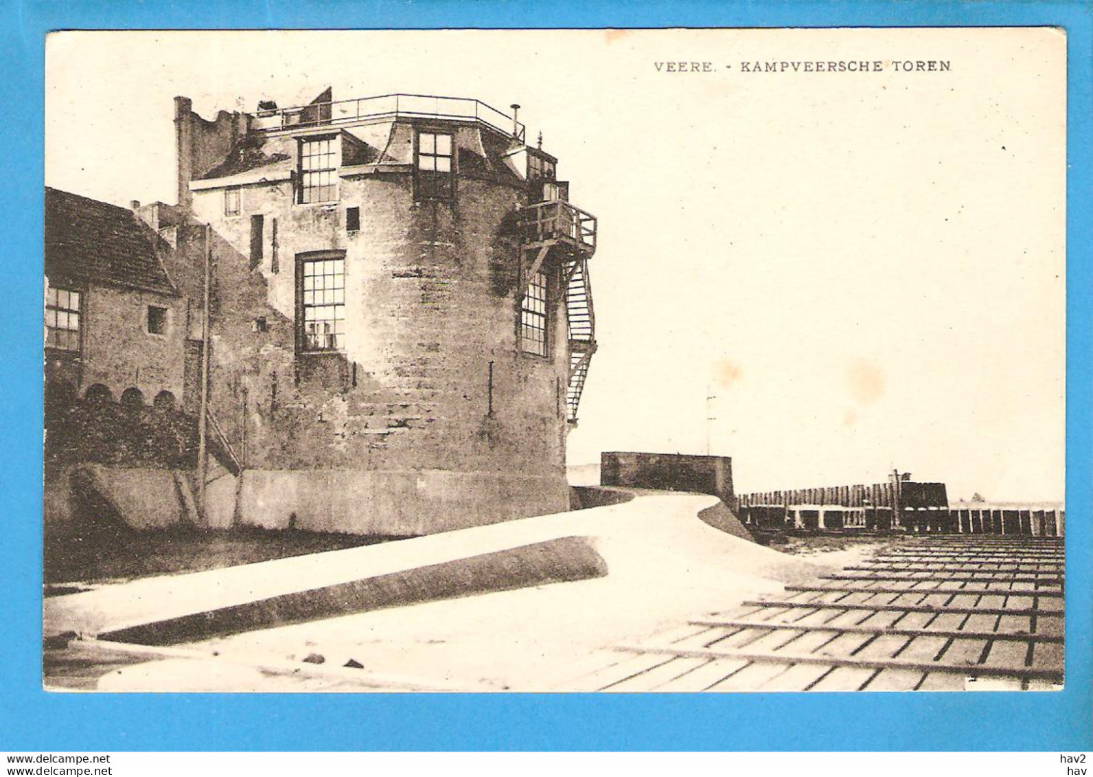 Veere Kampveersche Toren 1928 RY49744 - Veere