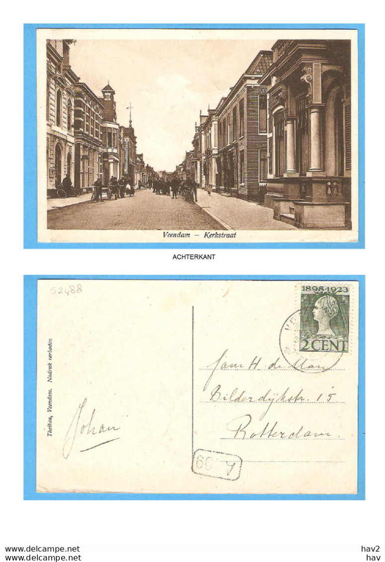 Veendam Kerkstraat 1923 RY52488 - Veendam