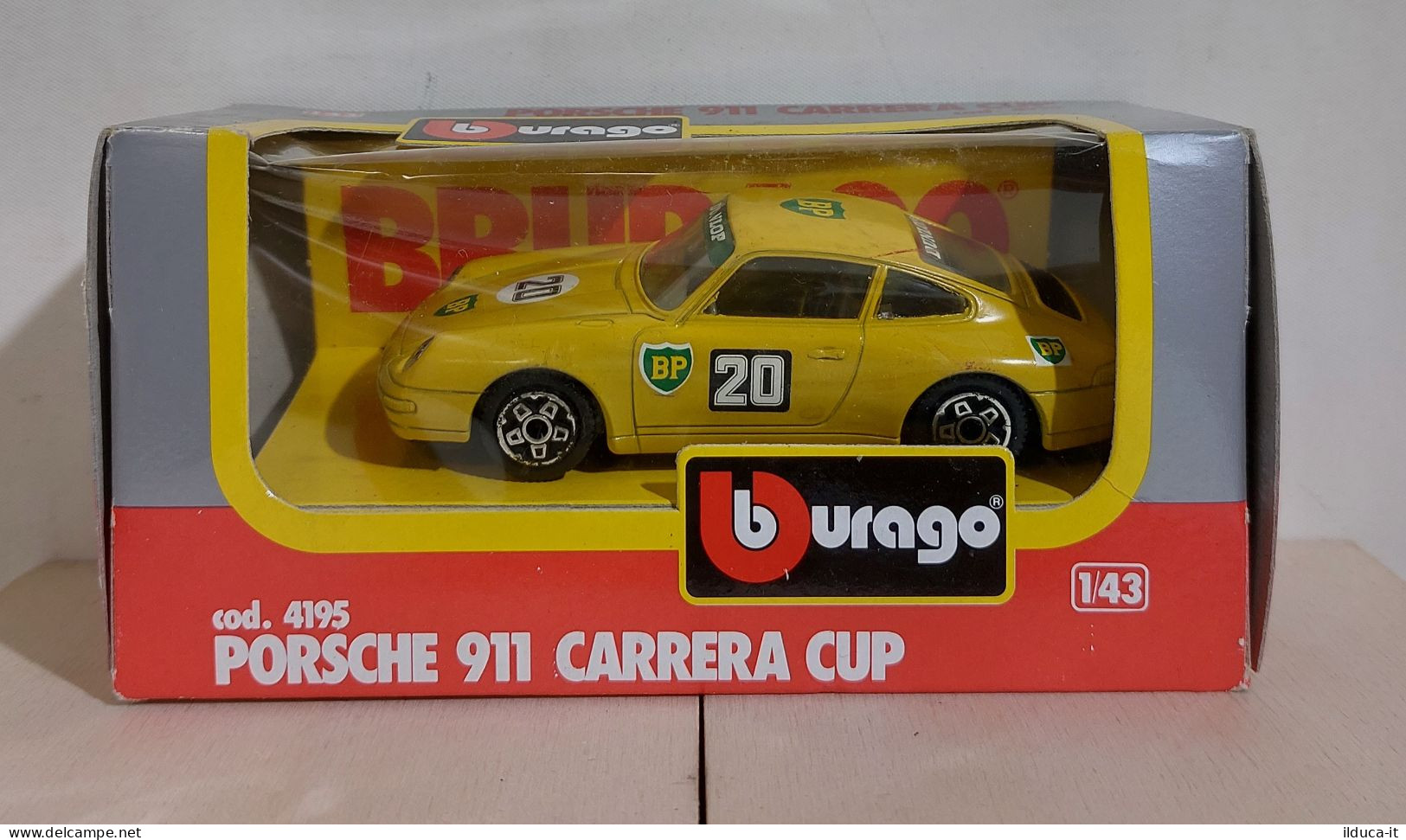 I115988 BURAGO 1/43 N. 4195 - Porsche 911 Carrera Cup - Box - Burago