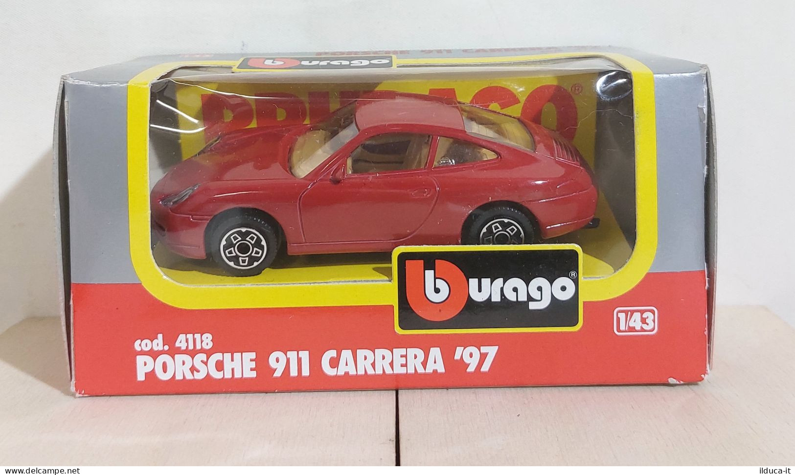 I115989 BURAGO 1/43 N. 4118 - Porsche 911 Carrera '97 - Box - Burago