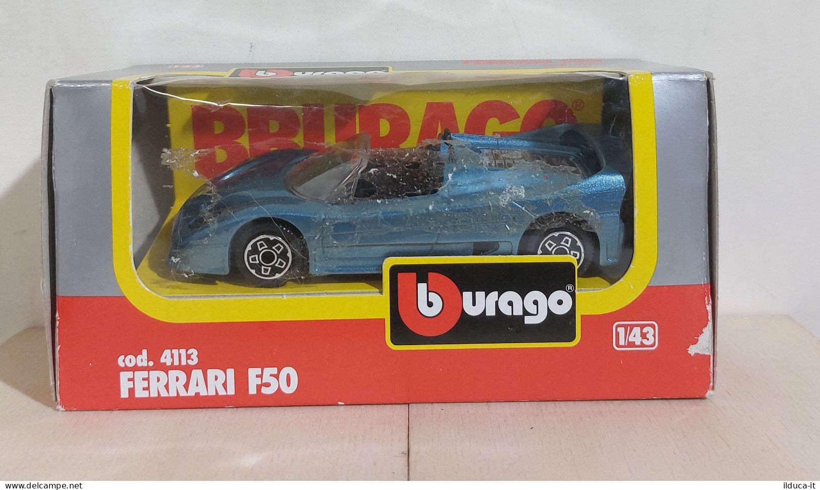 I115990 BURAGO 1/43 N. 4113 - Ferrari F50 - Box - Burago