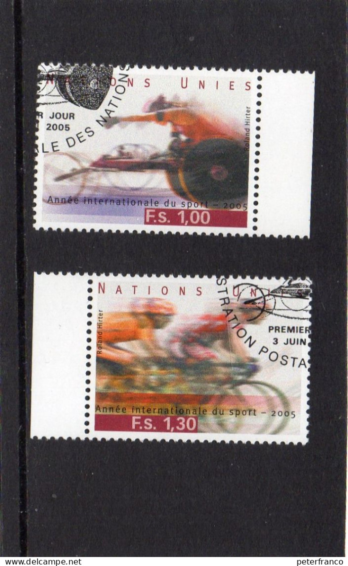 2005 Nazioni Unite - Ginevra - Anno Internazionale Dello Sport - Used Stamps