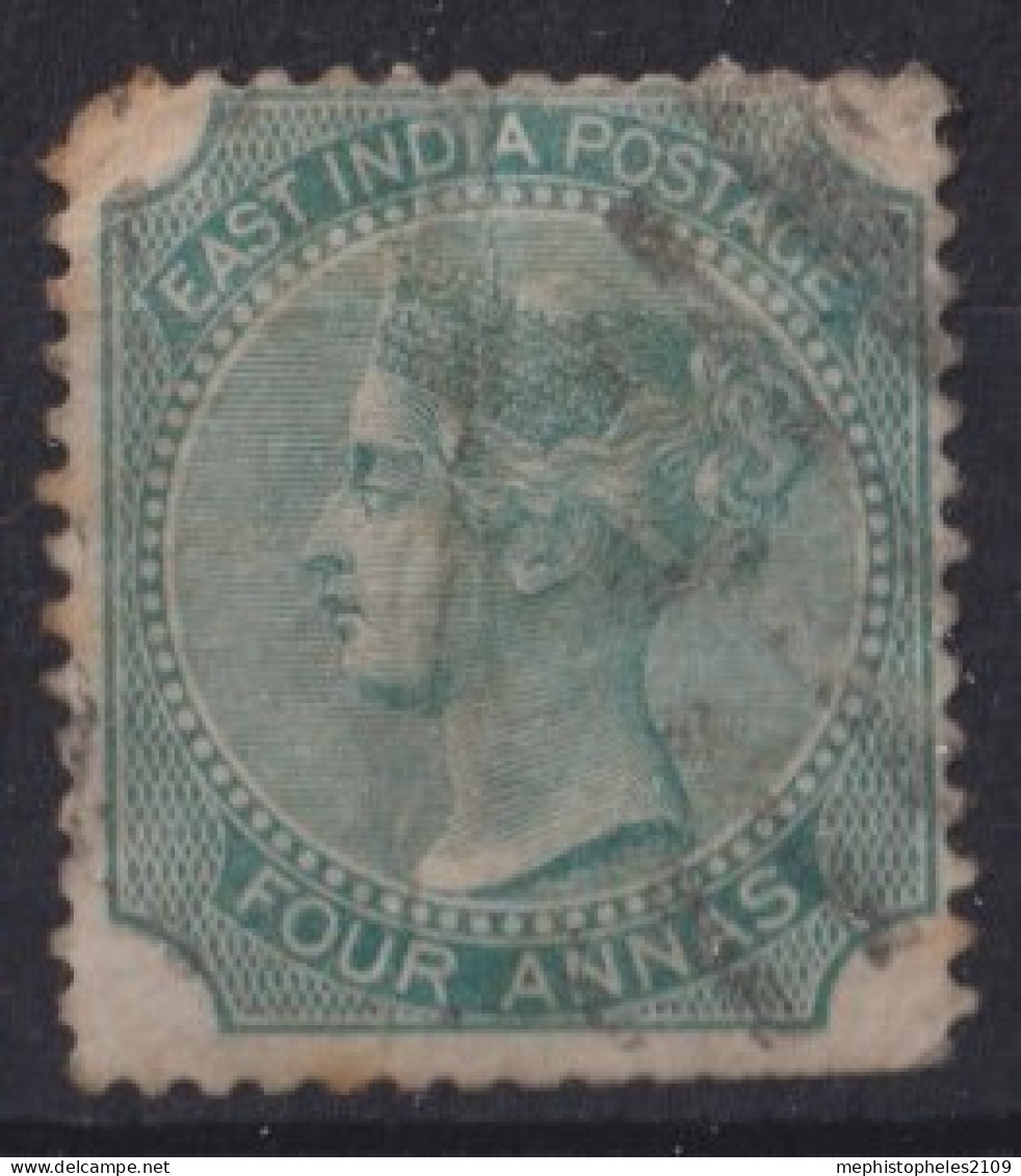 INDIA 1864 - Canceled - Sc# 17 - 1858-79 Compagnie Des Indes & Gouvernement De La Reine