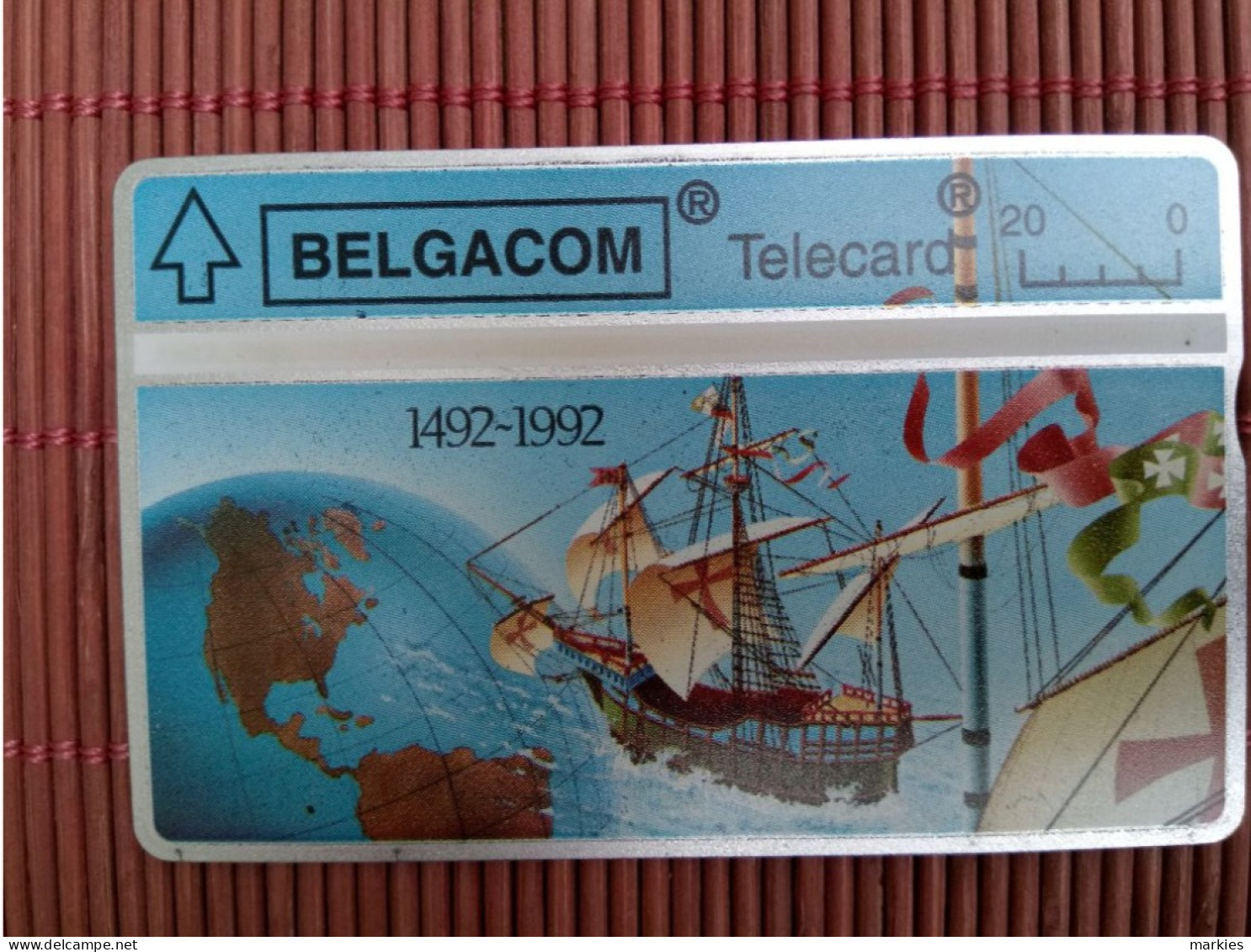 C .Colombus Phonecard Used - Barcos