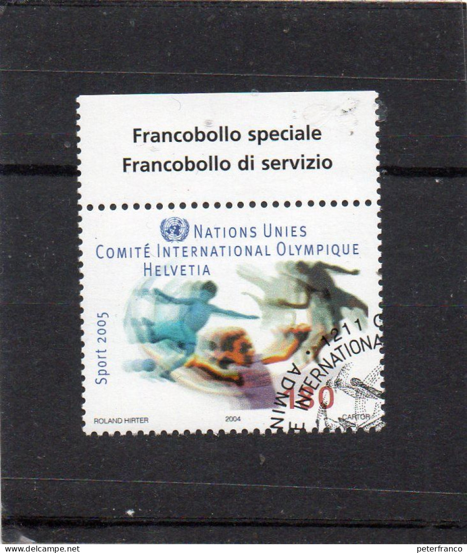 2004 Nazioni Unite - Ginevra - Anno Int. Sport Ed Educazione Fisica - Used Stamps