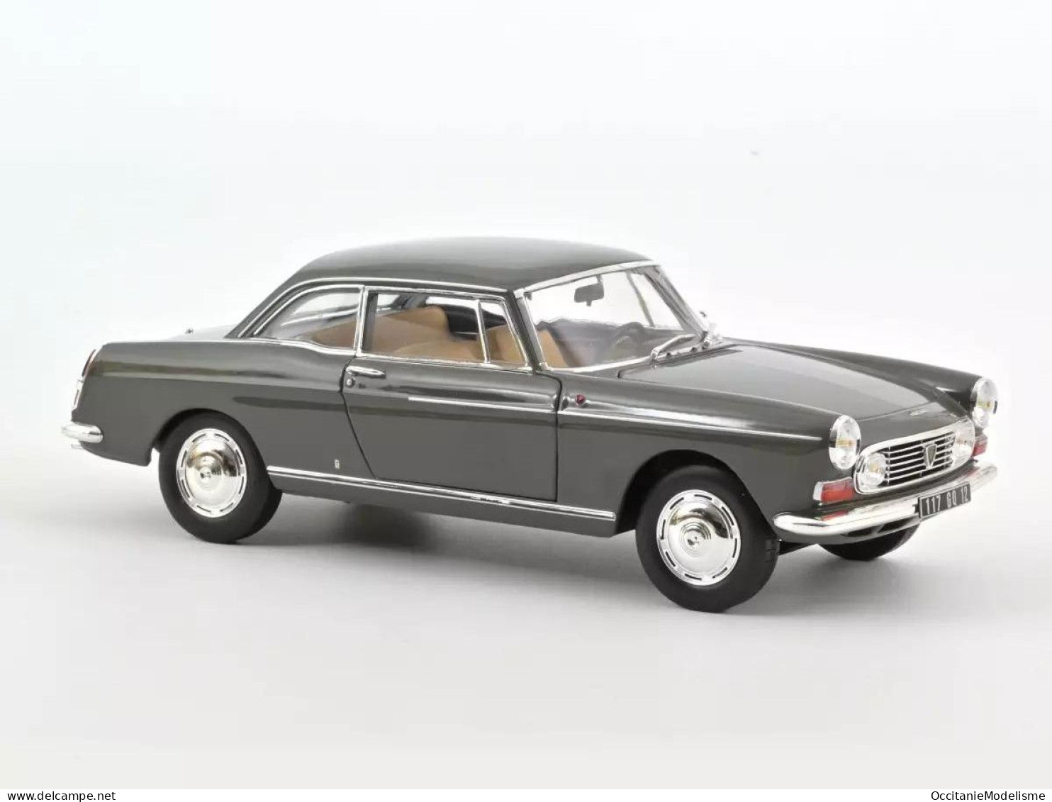 Norev - PEUGEOT 404 Coupé 1967 Gris Graphite Réf. 184834 Neuf NBO 1/18 - Norev