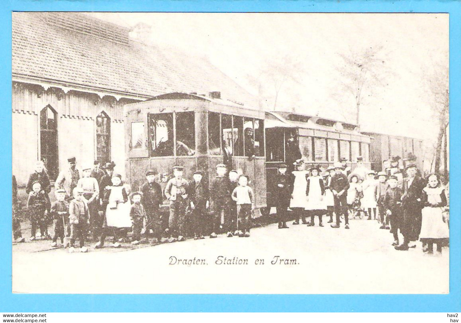 Drachten Repro Station En Tram RY55077 - Drachten