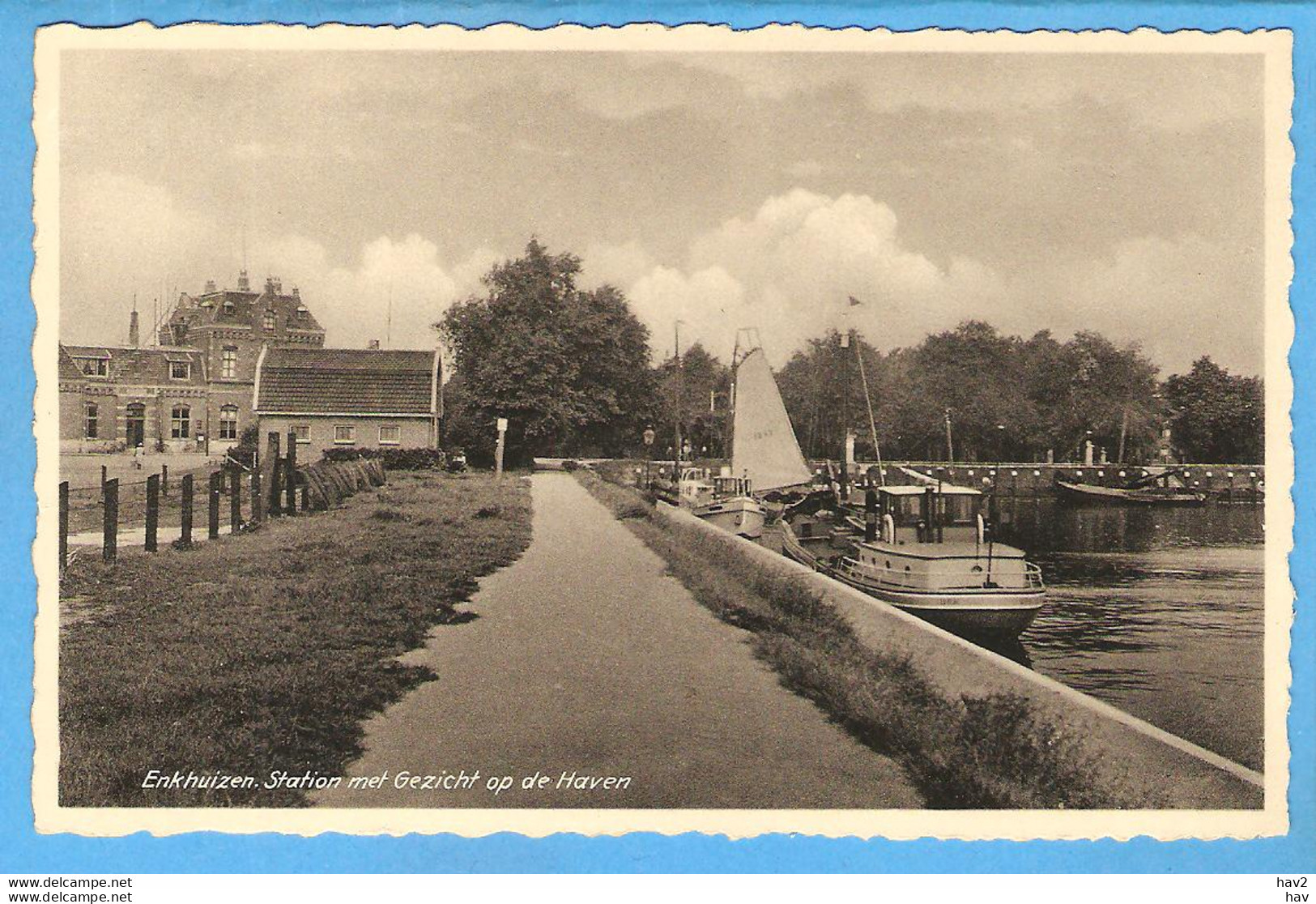 Enkhuizen Station Haven Binnenvaart RY53536 - Enkhuizen