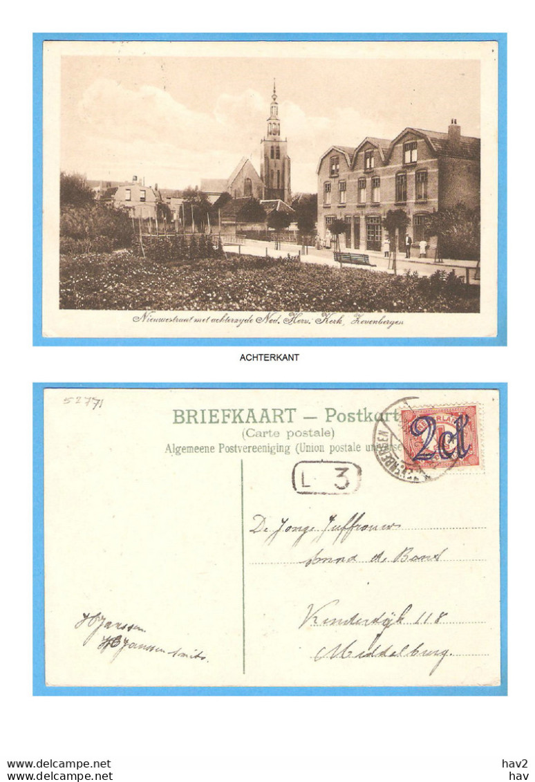 Zevenbergen Nieuwstraat Met Ned Hervormde Kerk RY52771 - Zevenbergen